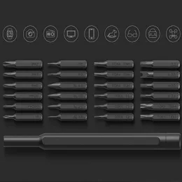 Schroevendraaiers 100％オリジナルXiaomi Mijia wiha 24 in 1 Precision Drecker Driver Kit 60HRC磁気ビットドライバー修理ツール
