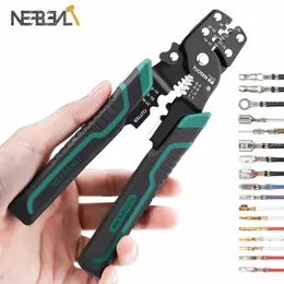 Tang Europ Style Crimping Tool Crimping Plier Wire Stripper Cutter Crimper Wiretool 1026awg Quadrilateral Tube Bootlace Terminal