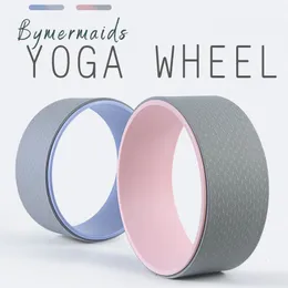 Yoga Circles Bymermaids Fitness Yoga Wheel TPE Non Slip Yoga Roller Beautiful Back Thin Shoulder Pilates Ring Gym Exercise Yoga Accessories 230617