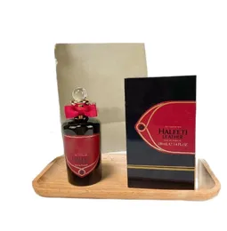 Новый парфюм Halfeti Кожаный черный розовый цвета красавица для женщин 100 мл eau de parfum роскошный знаменитый дизайнерский аромат долгое время продолжительный натуральный спрей дезодорант
