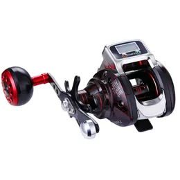 BAITCASTING REELS 131 BALL LAWER VÄNSTER/HÖGER Fiskrulle ELEKTRONISK DIGITAL DISPLAY BAIT HJUL LINE COUNTHER 6.3 1 SEA CAST REEL 230617