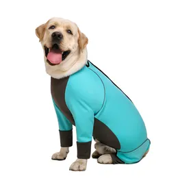 Rompers Waterproof Dog Jumpsuit Overalls for Medium Large dogs 4 Legs Plain Dog Pajamas Coat Nursing Belly Weaning Clothes Bodysuit