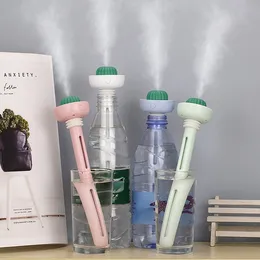 Other Home Garden 1 Pc Mini Humidifier Portable Cactus Air USB Powered Atomizer 50mlh Office Room Car Bottle 230617