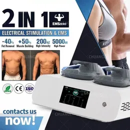 2023 Hot Sales Slimming Machine DLS-EMSLIM Högeffektiv säker och bekväm utrustning för muskelbyggande och fettreduktion Två RF-handtag