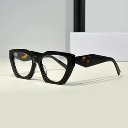 09y 고양이 눈 안경 안경 검은 하바나 프레임 여성 안경 광학 프레임 패션 선글라스 프레임 상자