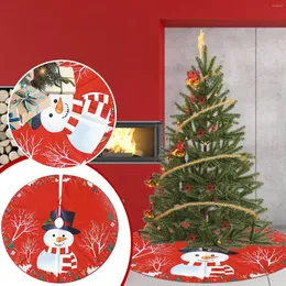Mattor jul snögubbe tryckt träd kjol botten dekoration scen klänning 47 den stora överdimensionerade h kast