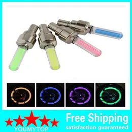Lote 500 pçs Firefly Spoke LED Wheel Valve Cap Tire Motion Neon Light Lamp For Bike Bike Car Motorcycle Selling by youmytop269O