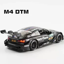DIECAST MODEL CAR 1 32 DIECAST ALLOY CAR MODEL MINIATURE THE4 Series M4 DTM Racing Metal Vehicle Prezenty urodzinowe Dzieci
