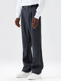 メンズパンツ2023男性女性服のオリジナルヤマモトスタイルカーブドプリーツディテールハイストリートドレープカジュアルプラスサイズコスチューム27-46
