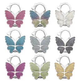 Hook Butterfly Handbag Hanger Glossy Matte Butterfly Foldable Table for Bag