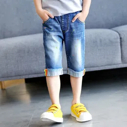 Shorts IENENS Kids Fashion Baby Boys Summer Denim Shorts Pants Jeasn Clothes Children Boy Casual Elastic Waist Short Trousers Clothing 230617