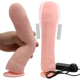 Vibrators Soft Big Dildo Silicone Flexible Penis Huge Dildos Mini Bullet Vibrator Adult Sex Toys for Mature Women 1120