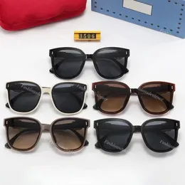 Herren-Designer-Sonnenbrille, Sonnenbrille, Herren, quadratische Sonnenbrille, modisch, klassisch, runder Rahmen, UV400, Retro-Damen-Sonnenbrille, übergroße Buchstaben, Brille im Großhandel