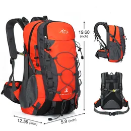 Utomhusväskor vandringsförvaring ryggsäck robust 40Liter väska resa mycket lämplig för bergsbestigning vandring och camping 230617