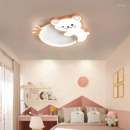 Ceiling Lights Dinette Enfant Jouet Kids Bedroom Baby Lamp Glass Led For Home Fabric