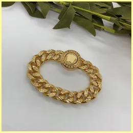 Designer Bracelet For Men Women Luxury Jewelry Fashion Gold Head Bracelet Mens Brands V Chain Link Wedding Hip Hop Sets Necklaces 2306193BF