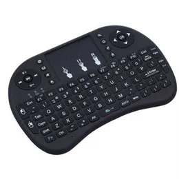 i8 Englische Version i8 2 4 GHz kabellose Tastatur Air Mouse Teclado Inalambrico Touchpad Handheld für Android TV BOX Mini PC2703
