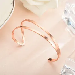Bangle Hight Quality Fashionable And Versatile Adjustable Simple Rose Bracelet For Close Friend Send Gifts Creative