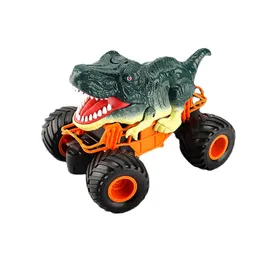 Carro Dinossauro Controle Remoto 2.4Ghz RC Caminhão Dinossauro Com Função de Pulverização de Som e Luz Tiranossauro Meninos Presente de Natal