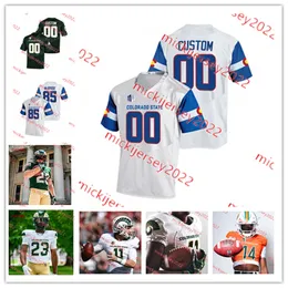 Gage Gaynor Drew Kulick CSU Football Jersey Jersey Louis Brown Mukendi Wa-Kalonji Langston Williams Colorado State Rams Jerseys Custom Stitched Mens Youth