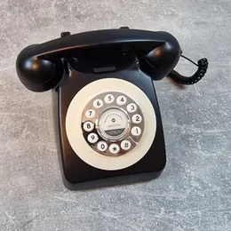 Retro Audio Guestbook Telephone in black