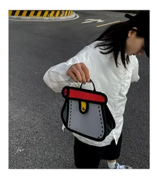 デイパック2023夏の新しいケーキバッグ韓国ファッションアニメ漫画漫画漫画携帯電話バッグ日本のかわいい落書きバッグ