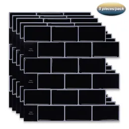 3D Wall Panel Vividfiles Stor storlek Wall Tile Stickers med starka limvattentäta vinyl tapeter 12 * 12 tum hem lägenhet väggklistermärken 230619