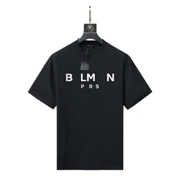 Men's T-shirts Mens Designer Band t Shirts Fashion Black Short Sleeve Letter Pattern T-shirt Size
