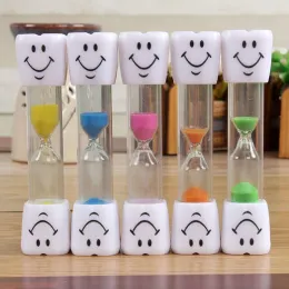 sand clock 3 minutes smiling face the hourglass decorative household kids toothbrush timer sand clock gifts ornaments christmas