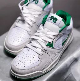 2023 Man Basketball Shoes Stadium 90 Surfaces in White and Green Sportswear All Season Outdoor-Indoor Designer Sneakers