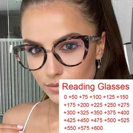 Güneş Gözlüğü Presbiyopi Okuma Gözlükleri 2021 Mavi Işık Bilgisayar Kedi Gözü Kadın Marka Tasarımcısı Gözlükler Çerçeve Oculos de Grau2056