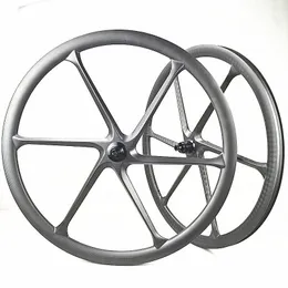 Bike Wheels CB28RCT35SL 700C Road Carbon 6 Spoke wheels Wide 28mm inner 21mm 35mm Gravel bike Tubeless 700C carbon Six spoke 230619