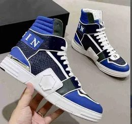 High end trendy shoes PP high top shoes autumn and winter Martin shoes casual and versatile board shoes hairdressing and tattooing worn by stylists ins