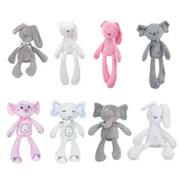 Stuffed Plush Animals 40cm Rabbit Plush Toys 15.6 Inches Soft Bunny Elephant Unicorn Koala Animals Stuffed Doll Children Appease Sleeping Gift 230617