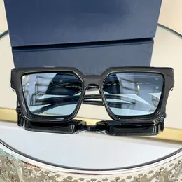 Moda Lou top cool designer de óculos de sol masculino Chunky plate 1165 Estilo clássico L marca saccoche para mulheres galvanizado decorativo óculos de qualidade caixa original com