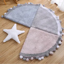 Carpets Cute Fluffy Carpet Children's Room Crawling Floor Mat Bathroom DoorBedside Decoration Balcony Bath Non-slip Rug Tapis