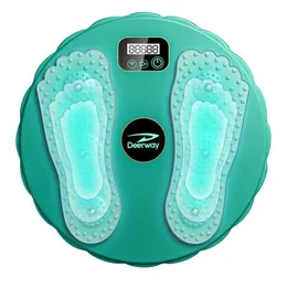 Twist Boards Waist Disk Ab Machine With Electronic Counter LCD Foot Massage Plate Exercise Equipment Fitness Slim 230617