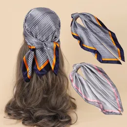 Szaliki 2023 Sumping Square Scalf Scarf Fashion Lady Hair Shawl Szyja Szyja Faulard Woman Kerchief Head Hidżab Bandana Luxury