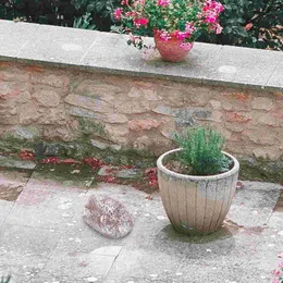 Portachiavi con decorazioni da giardino Portaoggetti in pietra finta Nascondi roccia Statua decorativa per esterni Portachiavi con lucchetto finto