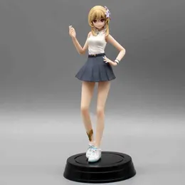Leksakssiffror 19CM Traveller Keqing Anime Genshin Impact Amber Action Figur Figurinsamling Modell Doll Toys 240308