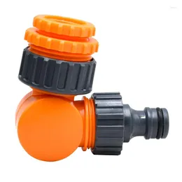 Equipamentos de rega 5 peças 1/2" 3/4" rosca fêmea torneira de água conector rápido plástico válvula de rotação de 180 graus splitter irrigação