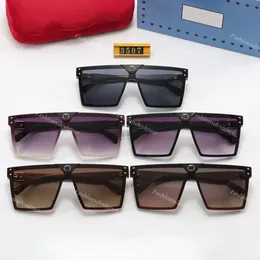 Okulary przeciwsłoneczne dla mężczyzn luksusowe okulary przeciwsłoneczne maska ​​okulary przeciwsłoneczne duże kwadratowe soczewki Uv400 Ochrona na plażę na zewnątrz