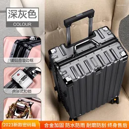 Resväskor Fashion Trolley Bagage Carry-On Pull Rod Suitcase 20 Men's Student Universal Wheel Women 24 Travel Password 28 Box