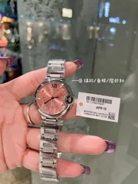 여자 시계 CTR 35mm 비즈니스 패션 시계 석영 운동 정확한 타이밍 풀 스틸 스트랩 사파이어 유리 쿨 다이얼