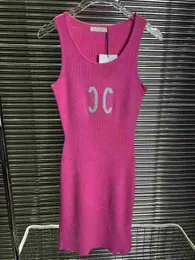 基本的なカジュアルドレスデザイナーレディースノースリーブシャツトップフラットスカート女性スリムアウトウェアサマードレスUQ1C