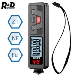 Width Measuring Instruments R D ET330Zn Car Paint Thickness Gauge Electroplate Metal Coating Thickness Gauge for Car 0-1500um Fe NFe Coating Tester Meter 230620