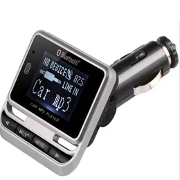 JINSERTA Bluetooth Car MP3 Player Wireless FM Transmitter LCD Screen Car Kit USB Charger Support Pendrive USB TF Line-in AUX