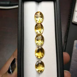 Свободные бриллианты TBJ Natural Brazil Citrine Oval Cut 911 мм примерно в 3 -е.