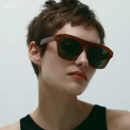 Sunglasses Vintage Designer Square Ladies Mens Oversized Rivet For Women