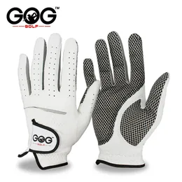 Sporthandskar pack 1 st golf män leftright hand mjuk andas rent fårskinn äkta läder med antislip granular handske 230620